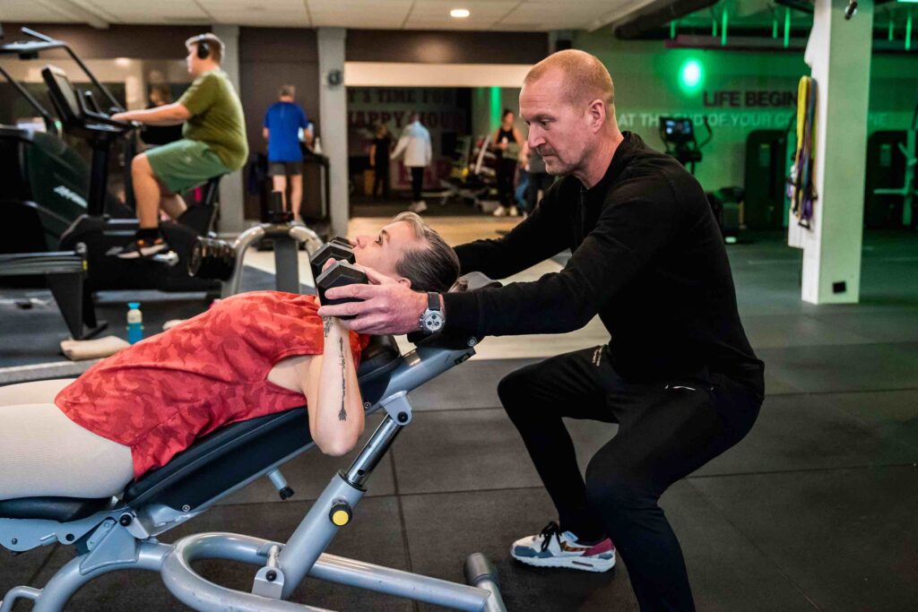 Dumbbells oefening fitness Purmerend