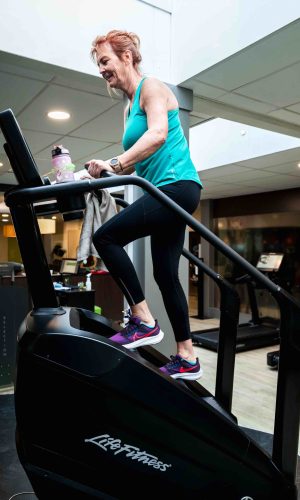 Stairmaster tijdens fitness Purmerend